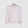 Блуза с фигурными кокетками, розовый цвет