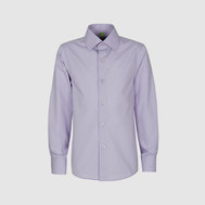 Рубашка классическая из 100% хлопка, с карманом, белый цвет