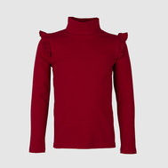 Трикотажная блузка, бордовый цвет