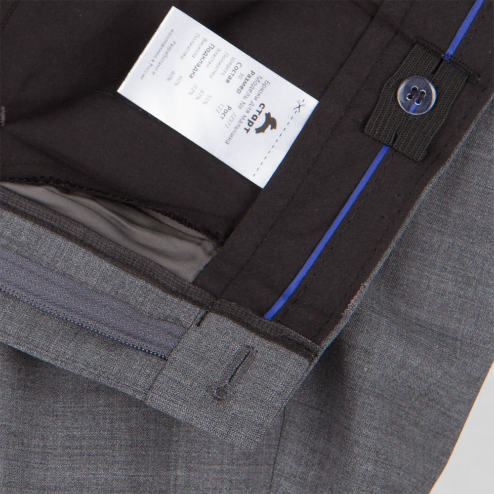 Зауженные брюки серого цвета для мальчиков купить по доступной цене ��интернет магазине «Старт» (Арт. 22372 248)