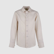 Рубашка классическая из 100% хлопка, с карманом, белый цвет