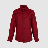 Приталенная рубашка, красный цвет