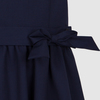 Сарафан с бантом из ткани повышенной износостойкости, на подкладке, синий цвет