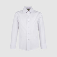 Приталенная рубашка , белый цвет