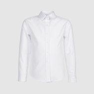 Блузка с потайной застежкой , белый цвет