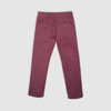 Зауженные хлопковые брюки, бордовый цвет