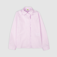 Блузка с широким воротником, салатовый цвет
