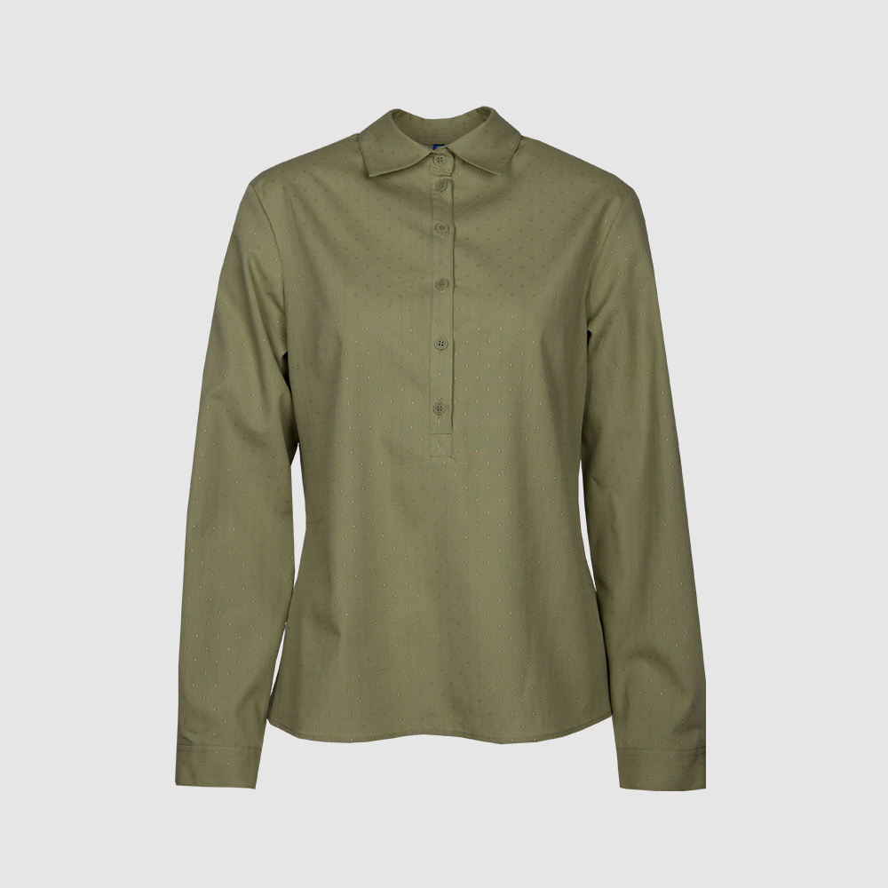 Блузка полуприлегающего силуэта