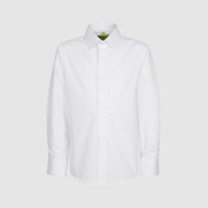 Рубашка с короткими рукавами из 100% хлопка, белый цвет