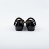 Лакированные туфли с ремешком, черный цвет