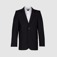 Пиджак с увеличенным объемом в области талии, черный цвет