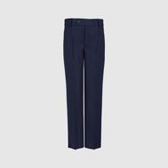 Классические брюки на подкладке, темно-синий цвет
