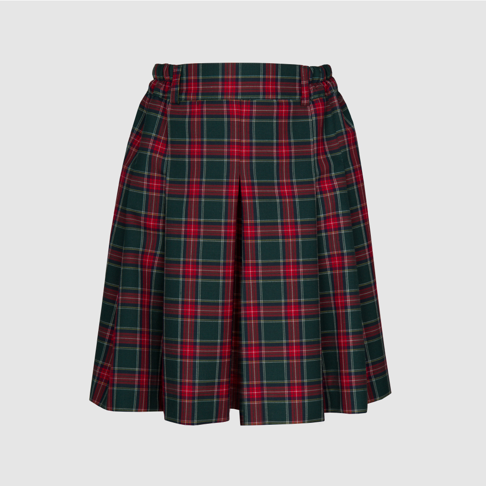 Юбка на резинке со складками из ткани повышенной износостойкости