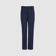 Классические брюки из ткани повышенной износостойкости, на подкладке, синий цвет