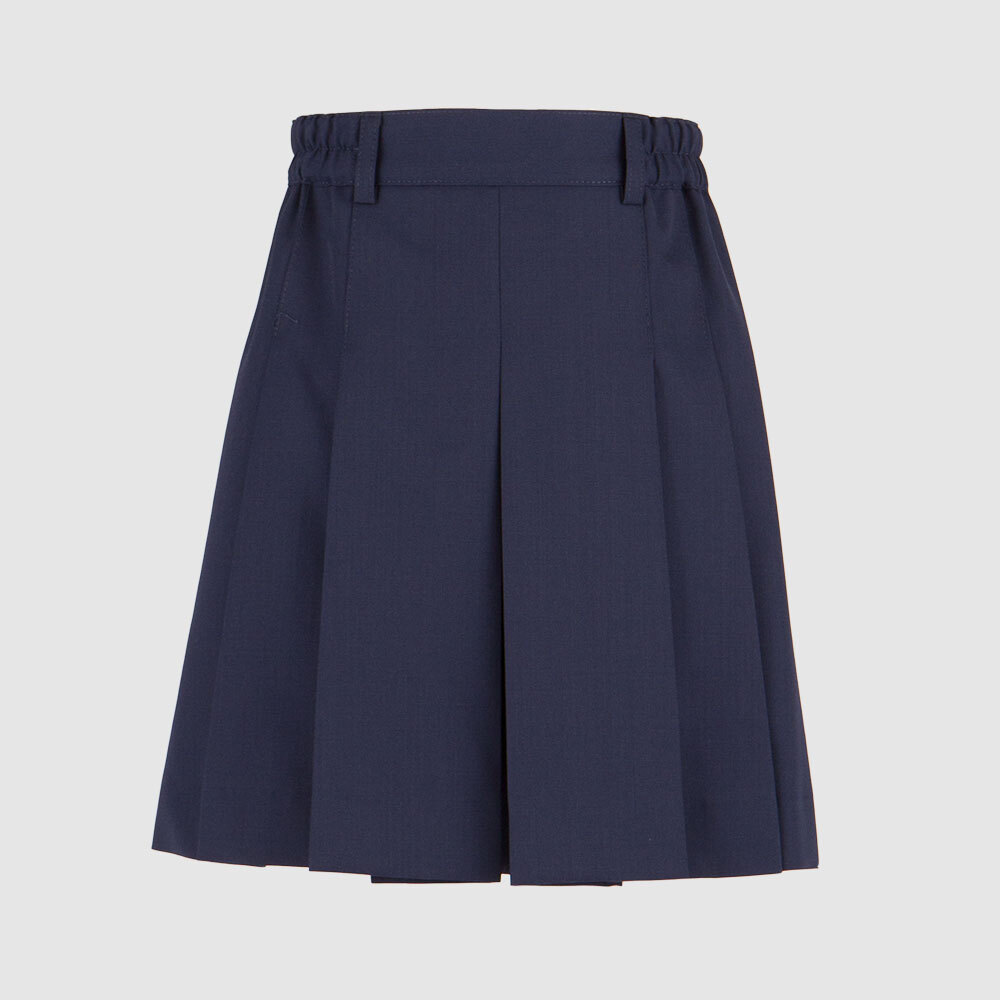 Юбка на резинке со складками из ткани повышенной износостойкости