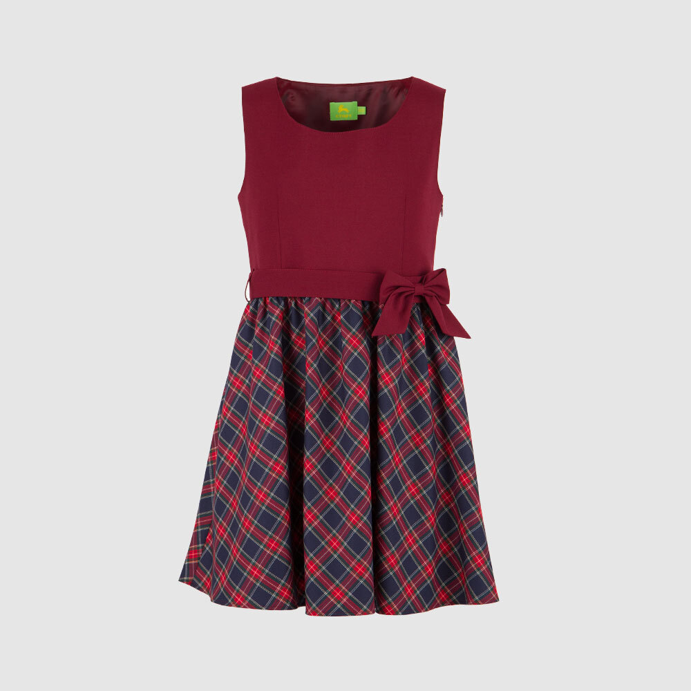 Сарафан с карманами из ткани повышенной износостойкости, на подкладке