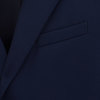 Пиджак с увеличенным объемом в области талии, синий цвет
