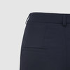 Классические прямые брюки на подкладке, темно-синий цвет