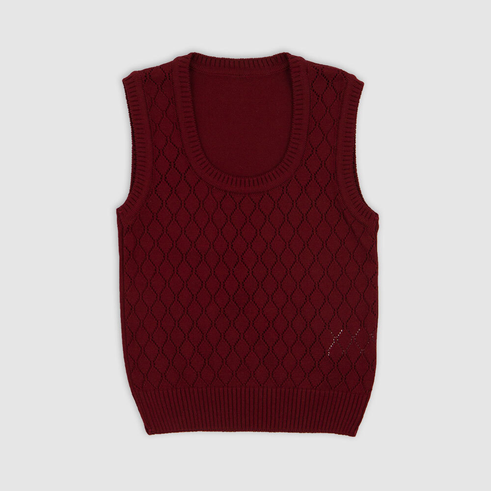 Жилет со вставками из ткани в клетку, на подкладке