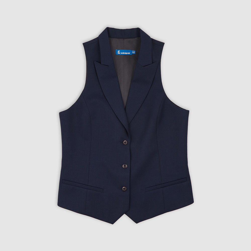 Жилет со вставками из ткани в клетку, на подкладке