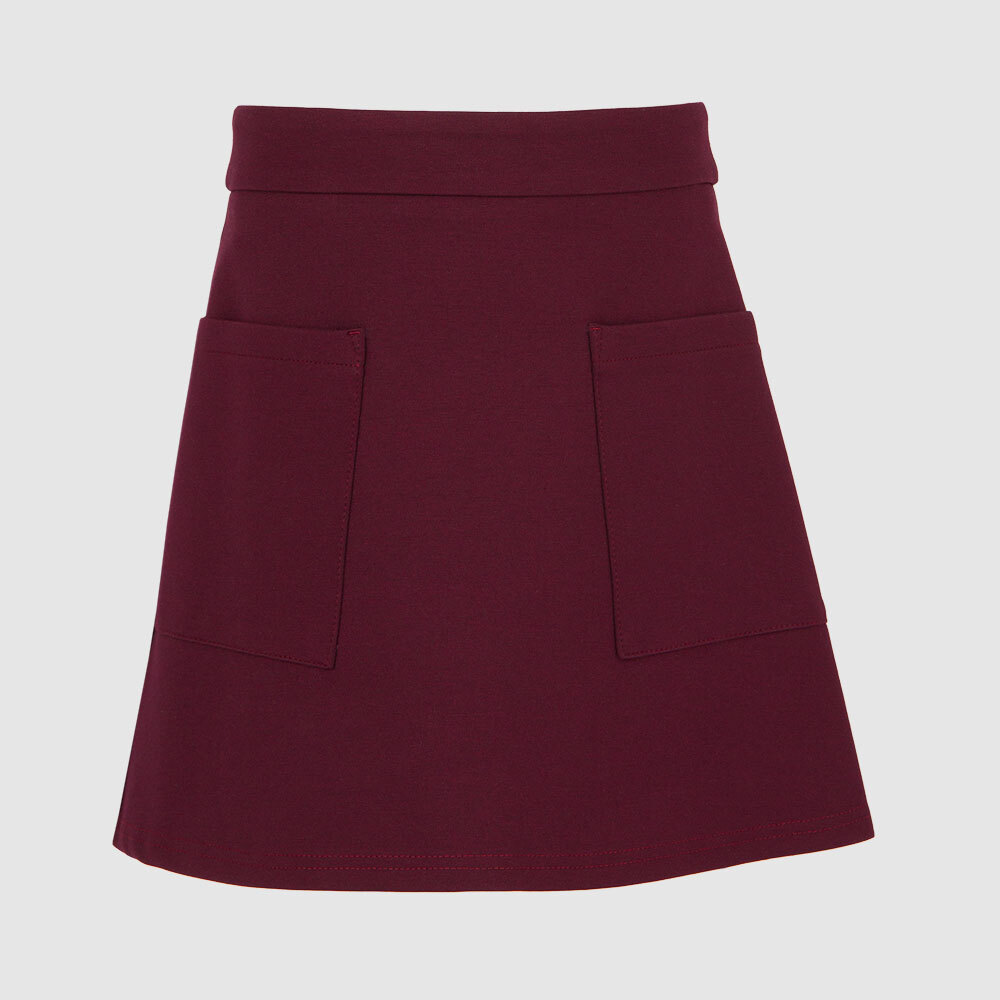 Юбка на кокетке с плиссировкой