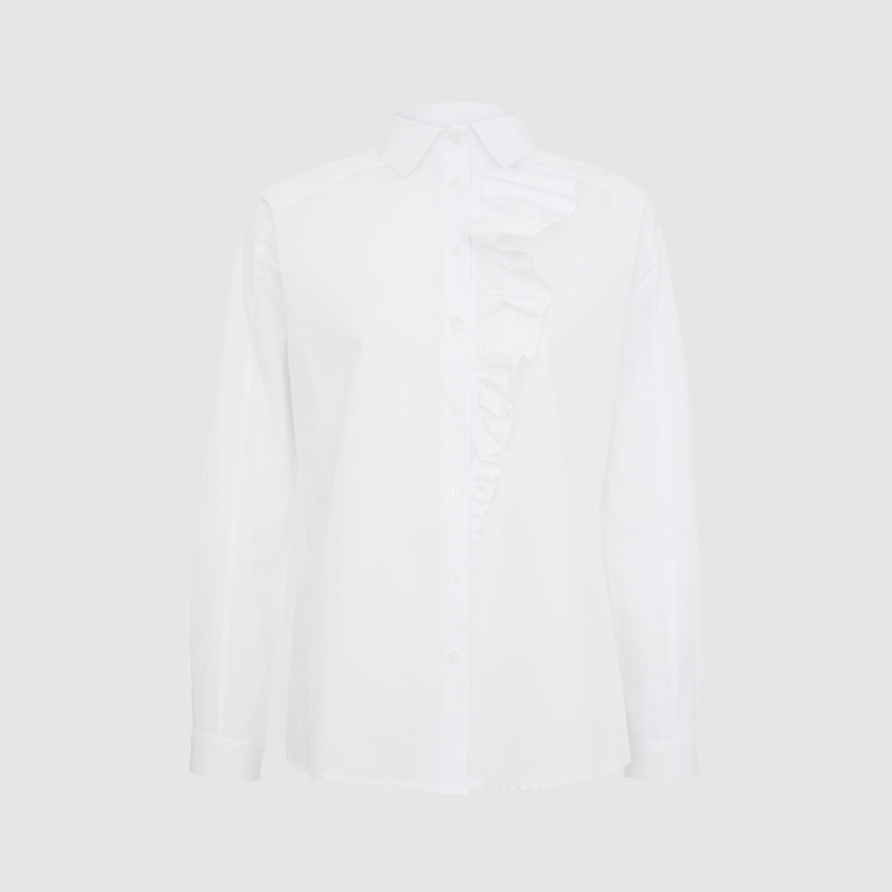 Блузка полуприлегающего силуэта