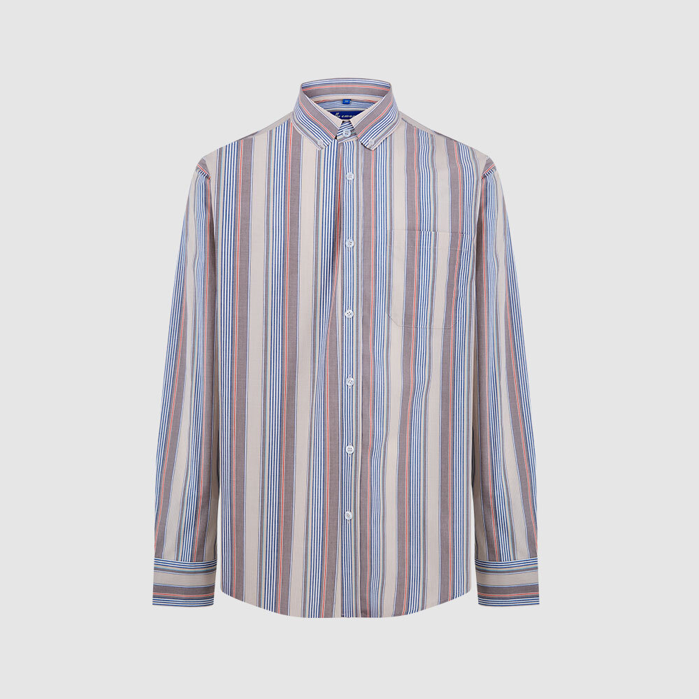 Рубашка с воротником "стойка"