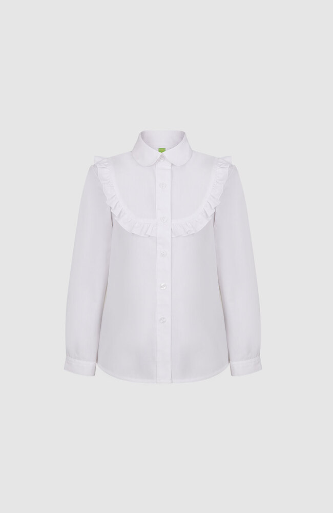 Блузка полуприлегающего силуэта