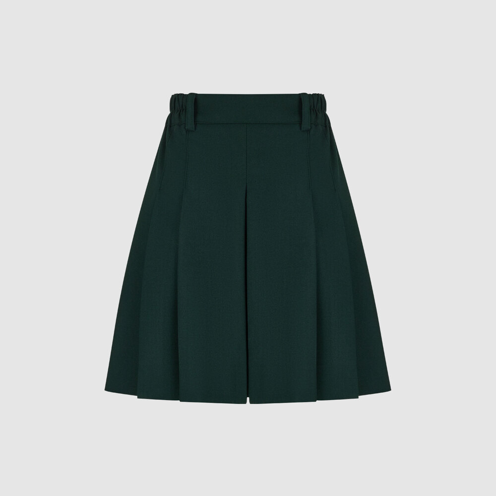 Юбка на резинке со складками