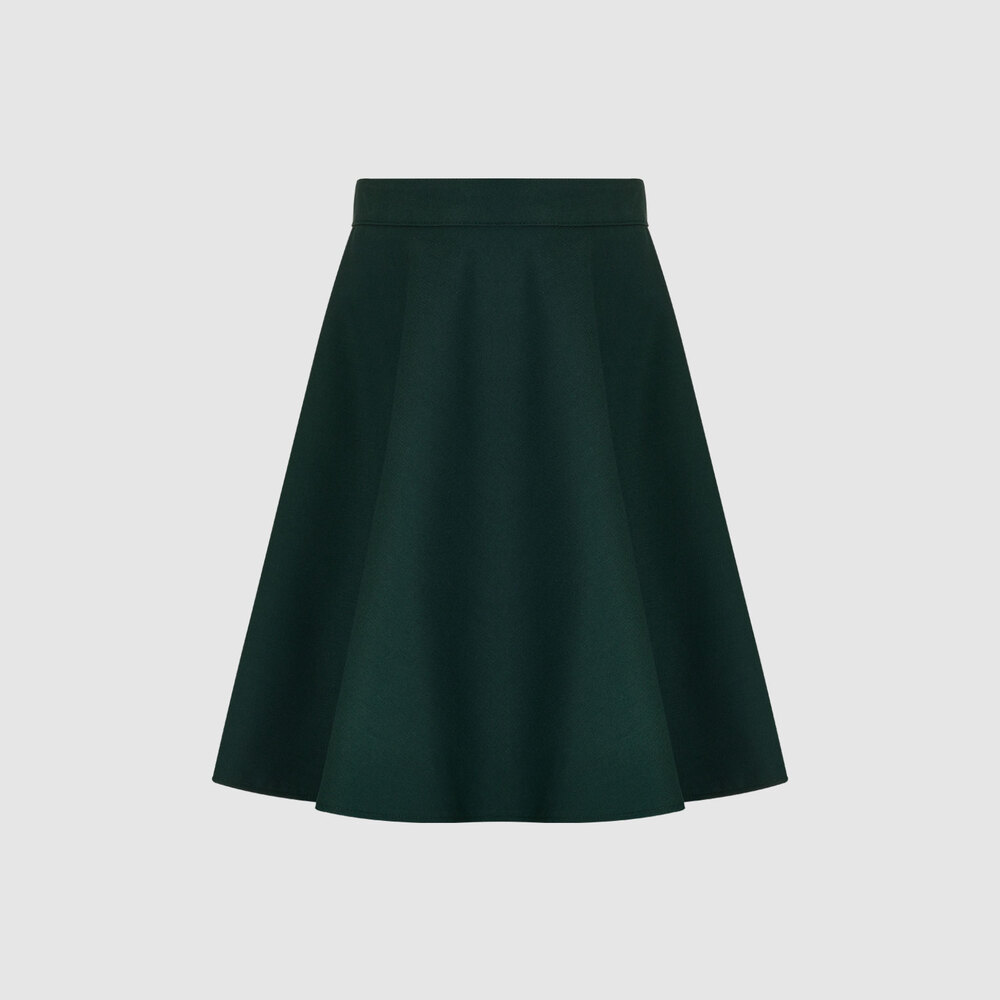 Юбка на резинке со складками из ткани повышенной износостойкости